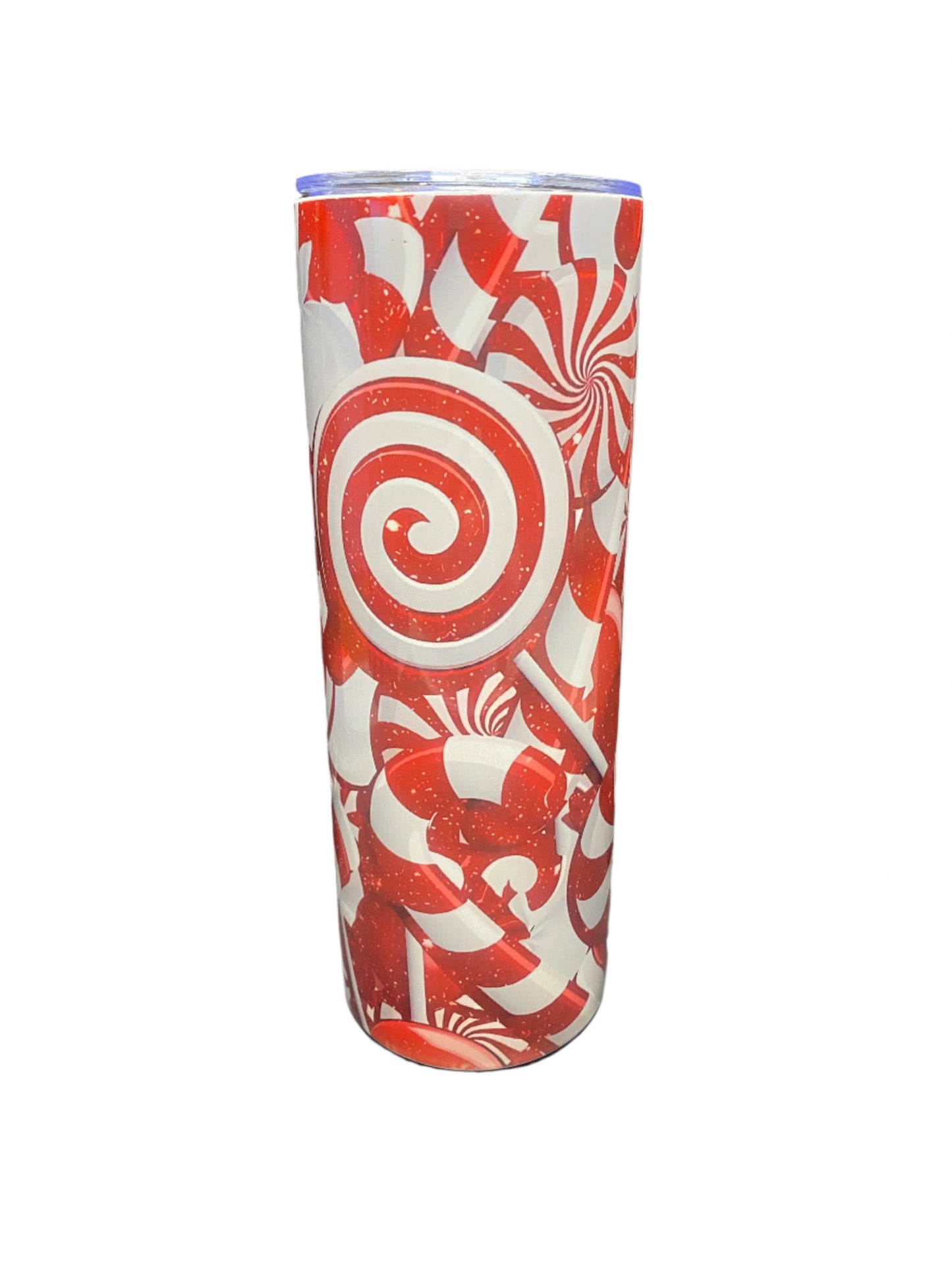 Christmas Candy Cane 20oz Tumbler Cup